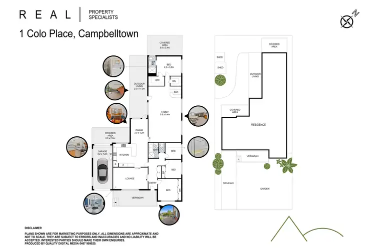 Floorplan of Homely house listing, 1 Colo Place, Campbelltown NSW 2560