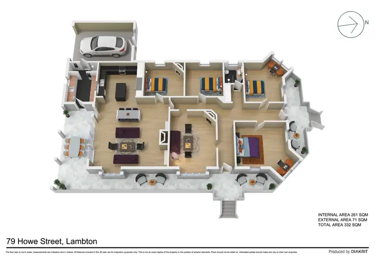 Floorplan of Homely house listing, 79 Howe Street, Lambton NSW 2299