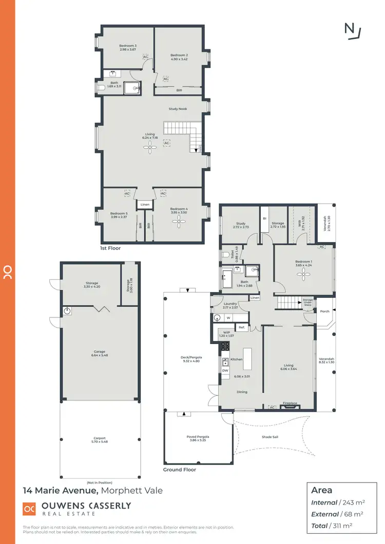 Floorplan of Homely house listing, 14 Marie Avenue, Morphett Vale SA 5162