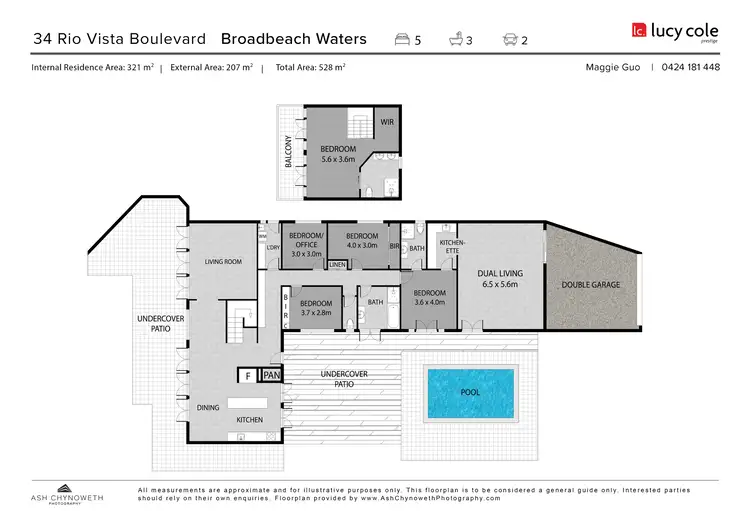 Floorplan of Homely house listing, 34 Rio Vista Boulevard, Broadbeach Waters QLD 4218
