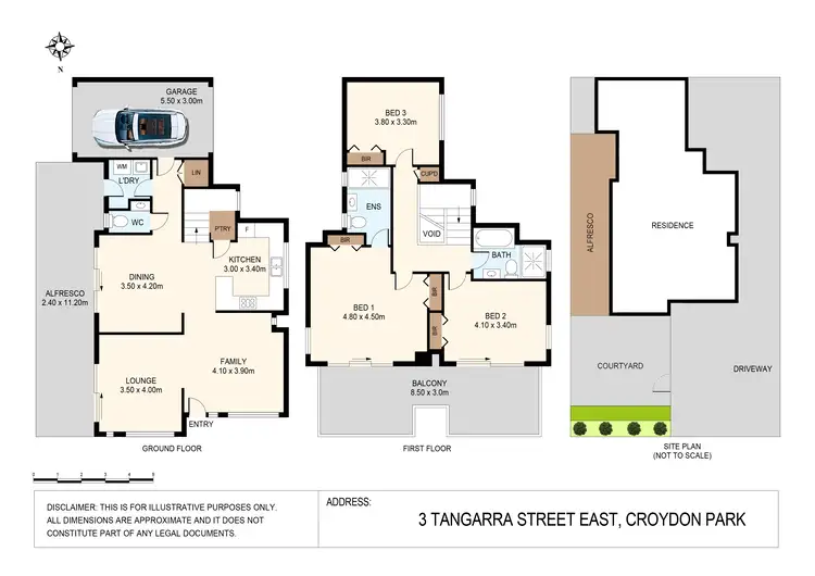 Floorplan of Homely house listing, 3 Tangarra Street East, Croydon Park NSW 2133