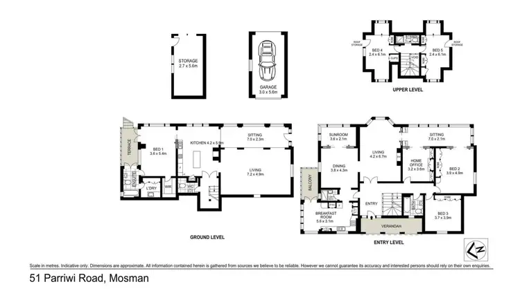 Floorplan of Homely house listing, 51 Parriwi Road, Mosman NSW 2088