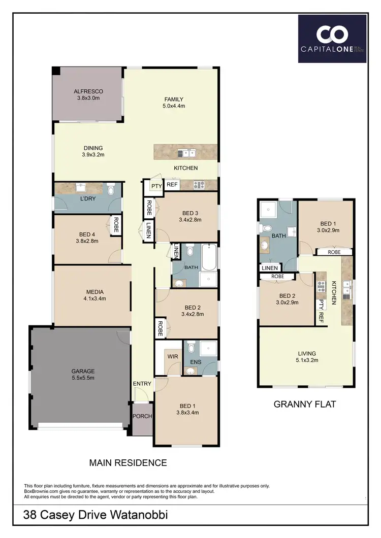 Floorplan of Homely house listing, 38 Casey Drive, Watanobbi NSW 2259