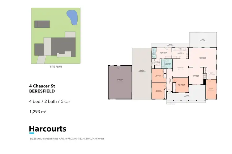 Floorplan of Homely house listing, 4 Chaucer Street, Beresfield NSW 2322