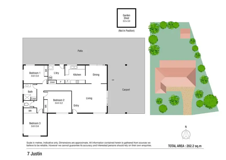 Floorplan of Homely house listing, 7 Justin Street, Balgal Beach QLD 4816