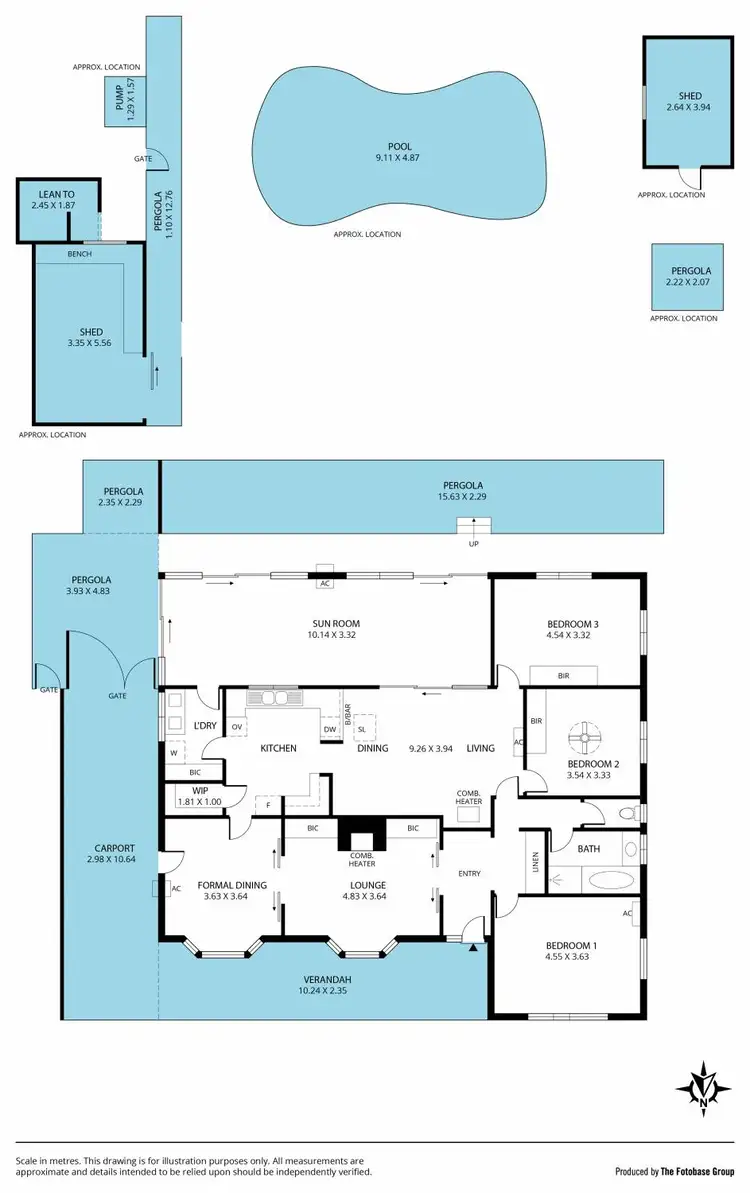 Floorplan of Homely house listing, 21 Robbie Drive, Reynella East SA 5161