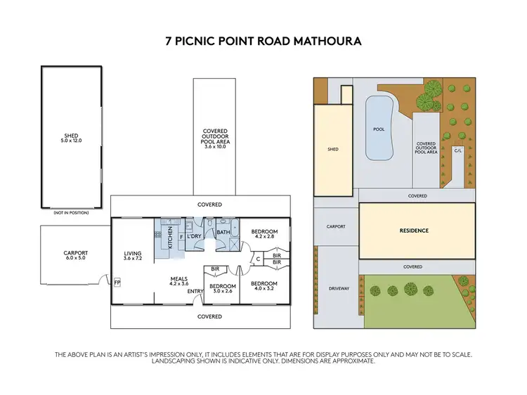 Floorplan of Homely house listing, 7 Picnic Point Road, Mathoura NSW 2710