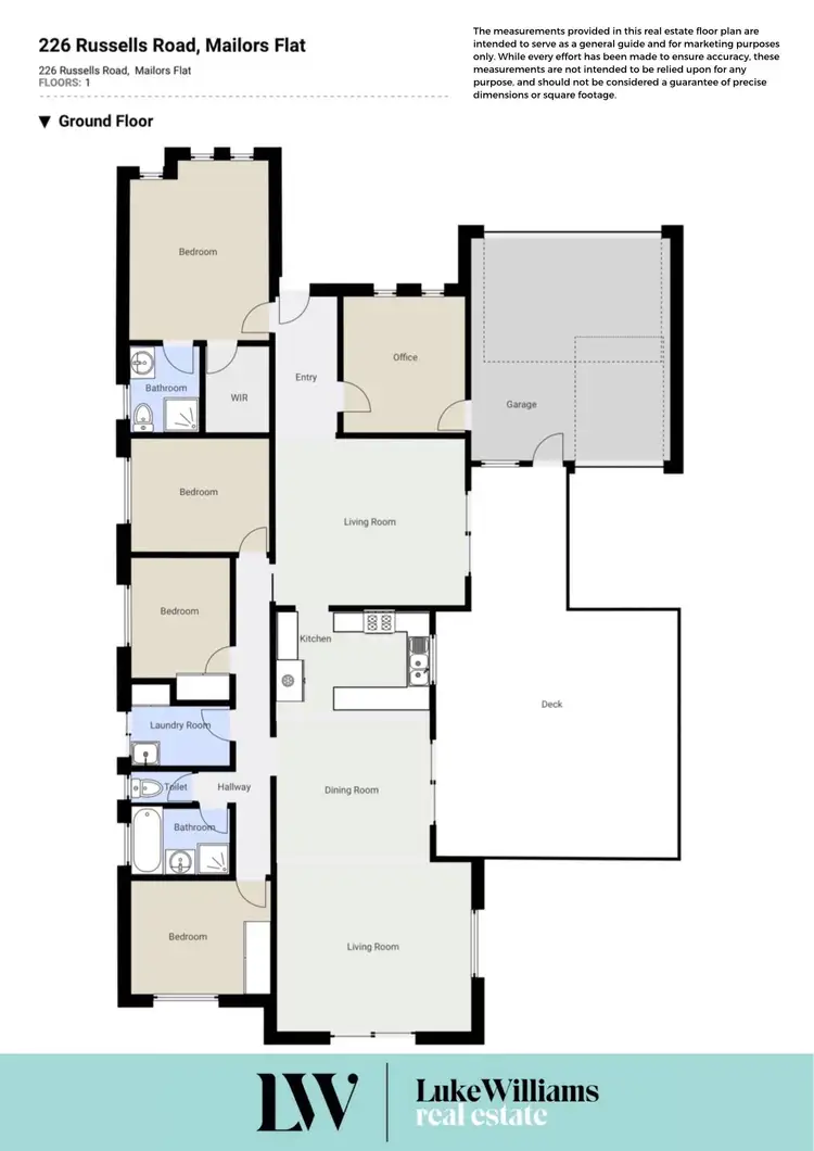 Floorplan of Homely house listing, 226 Russells Road, Mailors Flat VIC 3275