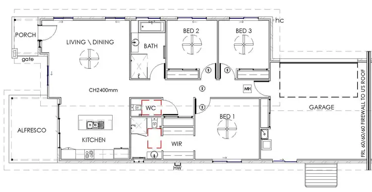 Floorplan of Homely unit listing, 1/21 Abode Way, Kawungan QLD 4655