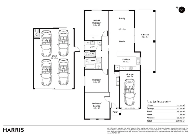 Floorplan of Homely house listing, 10 Bray Street, Moonta Bay SA 5558