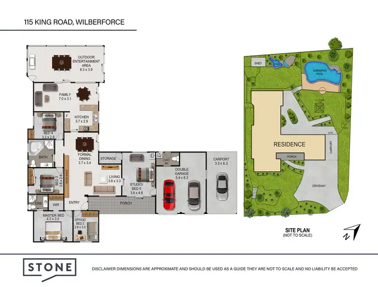 Floorplan of Homely house listing, 115 King Road, Wilberforce NSW 2756