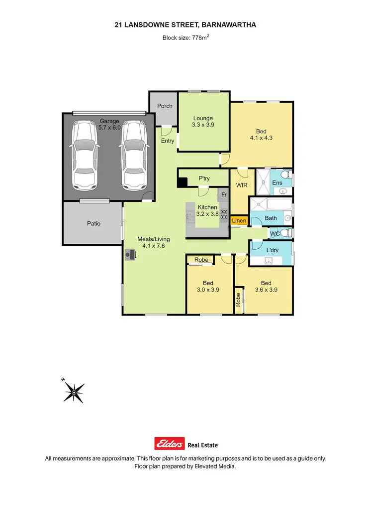Floorplan of Homely house listing, 21 Lansdowne Road, Barnawartha VIC 3688