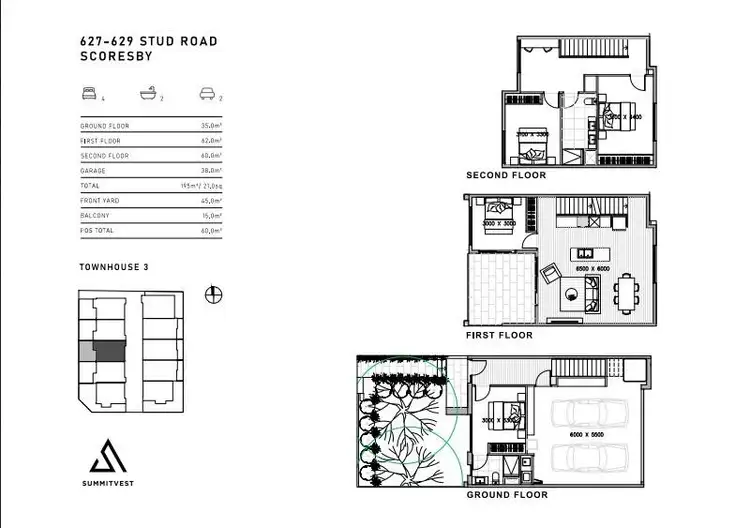 Floorplan of Homely unit listing, 3/627-629 Stud Road, Scoresby VIC 3179