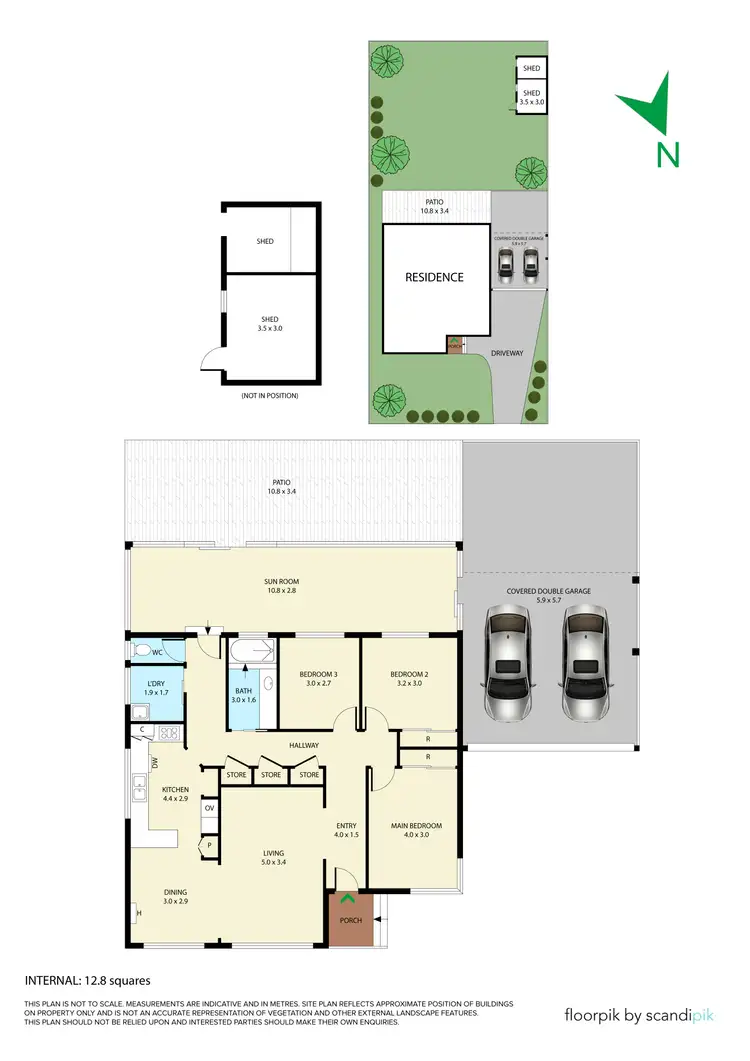 Floorplan of Homely house listing, 76 Helen Road, Ferntree Gully VIC 3156