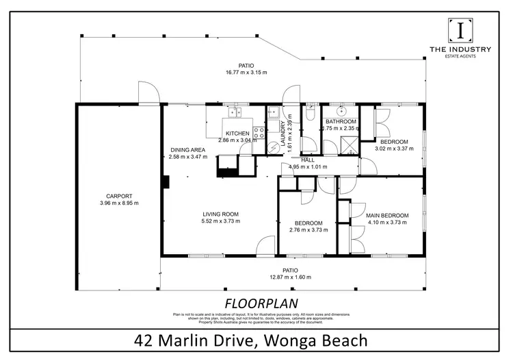 Floorplan of Homely house listing, 42 Marlin Drive, Wonga Beach QLD 4873