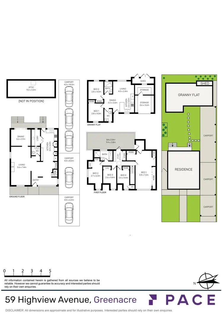 Floorplan of Homely house listing, 59 Highview Avenue, Greenacre NSW 2190