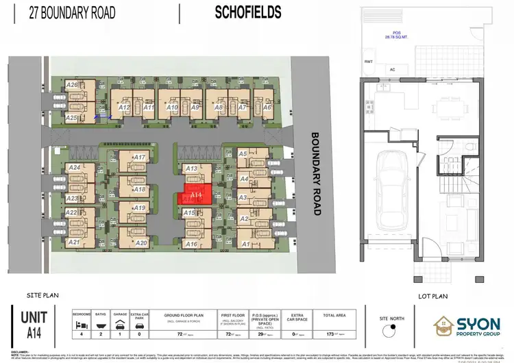 Floorplan of Homely townhouse listing, 5 Killick Glade, Tallawong NSW 2762