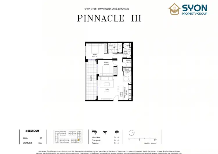 Floorplan of Homely apartment listing, 137/81 Grima Street, Schofields NSW 2762
