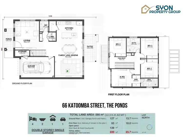 Floorplan of Homely house listing, 66 Katoomba Street, The Ponds NSW 2769