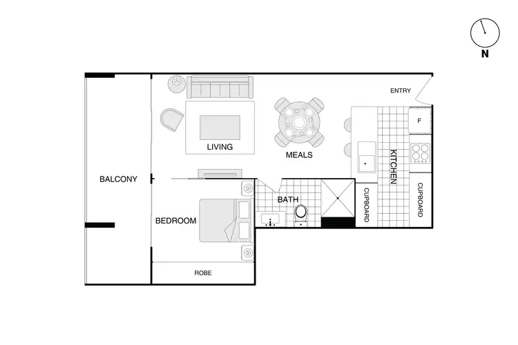 Floorplan of Homely apartment listing, 50/235 Flemington Road, Franklin ACT 2913