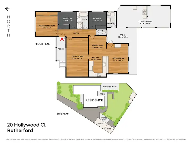 Floorplan of Homely house listing, 20 Hollywood Close, Rutherford NSW 2320