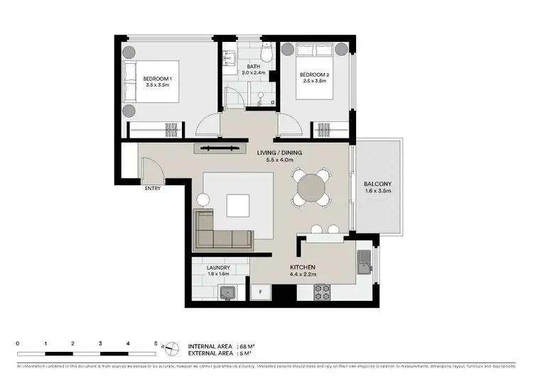 Floorplan of Homely unit listing, 13/6-12 Flynn Street, Port Macquarie NSW 2444