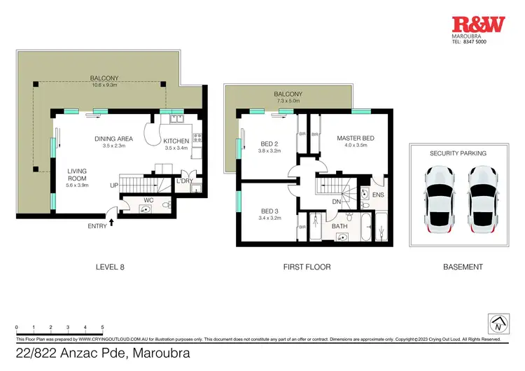 Floorplan of Homely apartment listing, 22/822 Anzac Parade, Maroubra NSW 2035