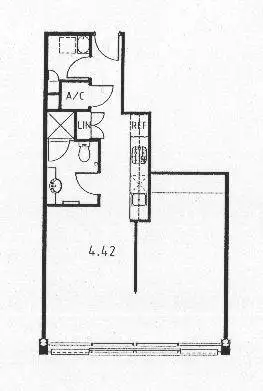 Floorplan of Homely apartment listing, 442/6 Cowper Wharf Roadway, Woolloomooloo NSW 2011