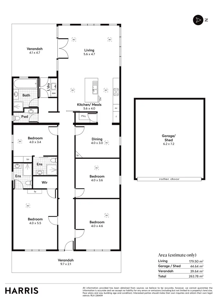 Floorplan of Homely house listing, 13 Alexander Street, Evandale SA 5069