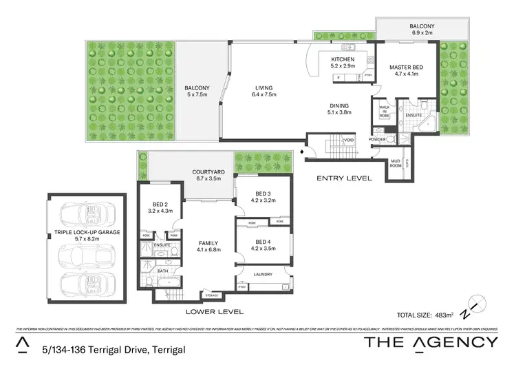 Floorplan of Homely apartment listing, 5/134-136 Terrigal Drive, Terrigal NSW 2260