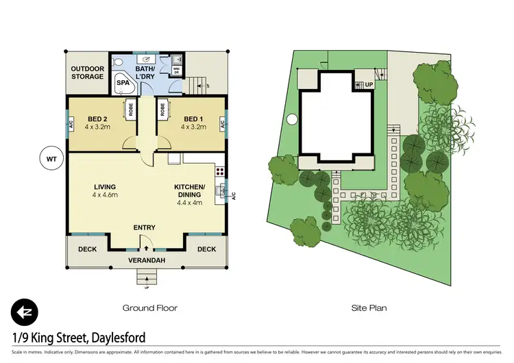 Floorplan of Homely house listing, 1/9 King Street, Daylesford VIC 3460