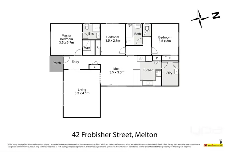 Floorplan of Homely house listing, 42 Frobisher Street, Melton VIC 3337