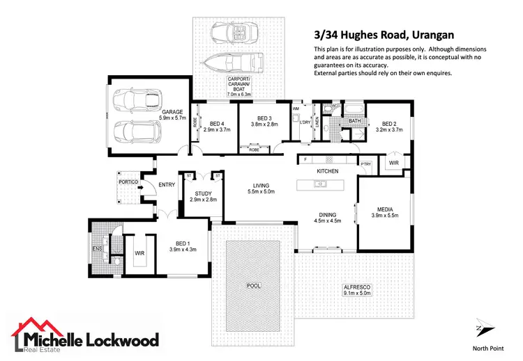 Floorplan of Homely house listing, 3/34 Hughes Road, Urangan QLD 4655
