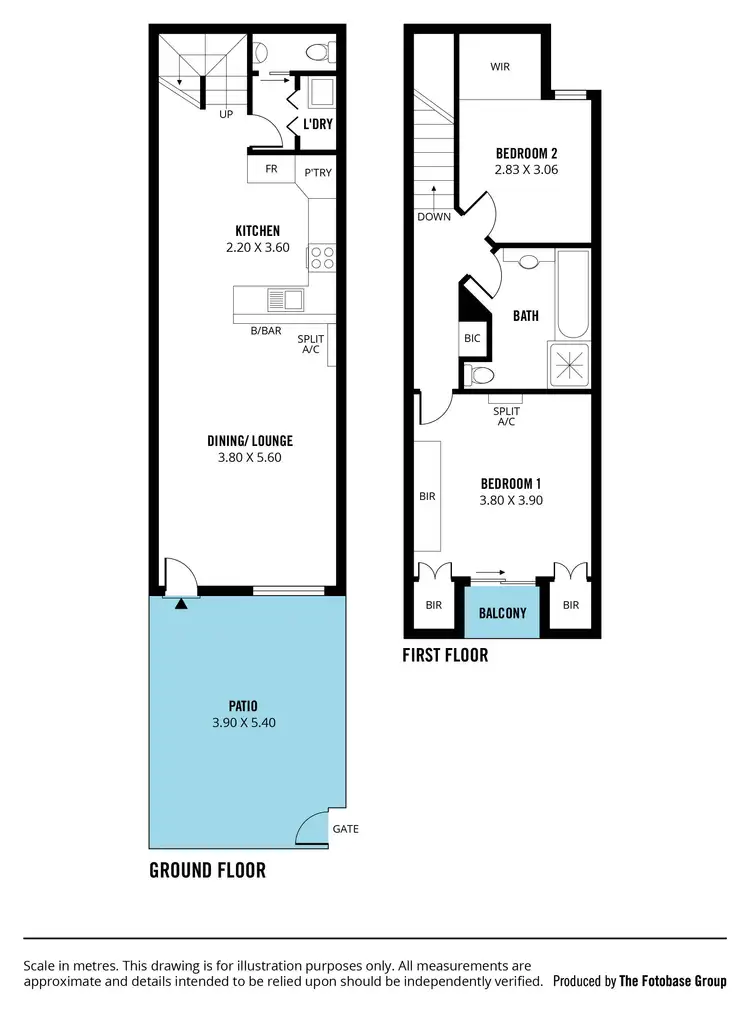 Floorplan of Homely townhouse listing, 52/8 Rundle Street, Kent Town SA 5067