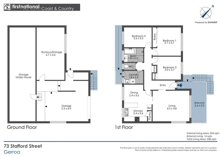 Floorplan of Homely house listing, 73 Stafford Street, Gerroa NSW 2534