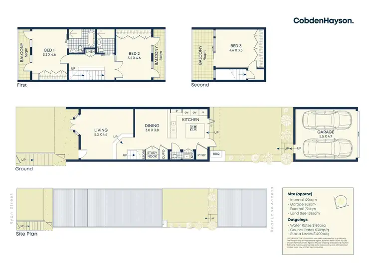 Floorplan of Homely house listing, 77a Ryan Street, Lilyfield NSW 2040