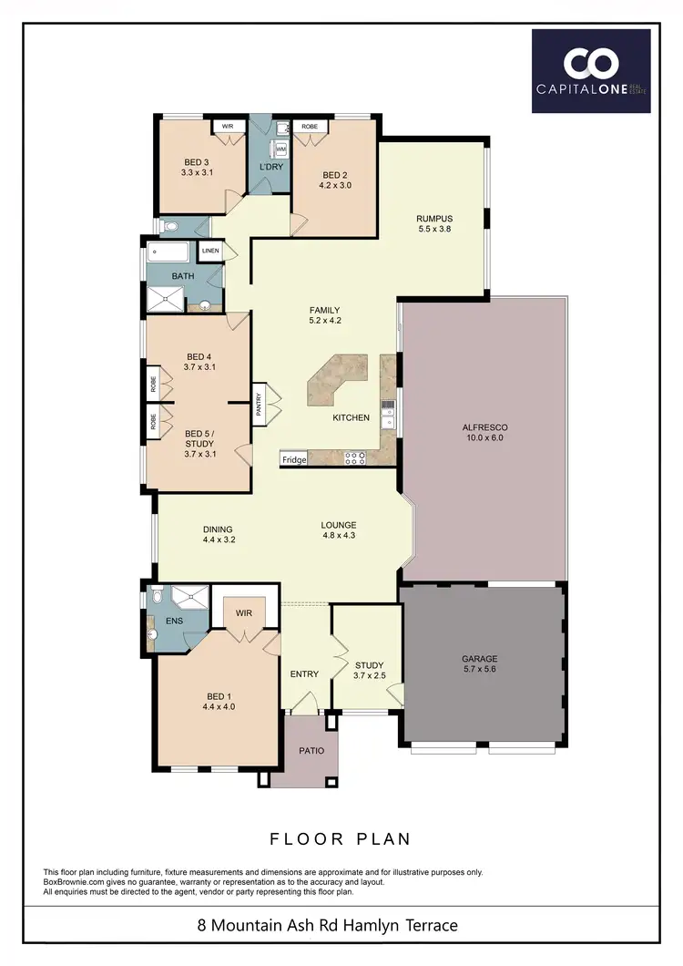 Floorplan of Homely house listing, 8 Mountain Ash Road, Hamlyn Terrace NSW 2259