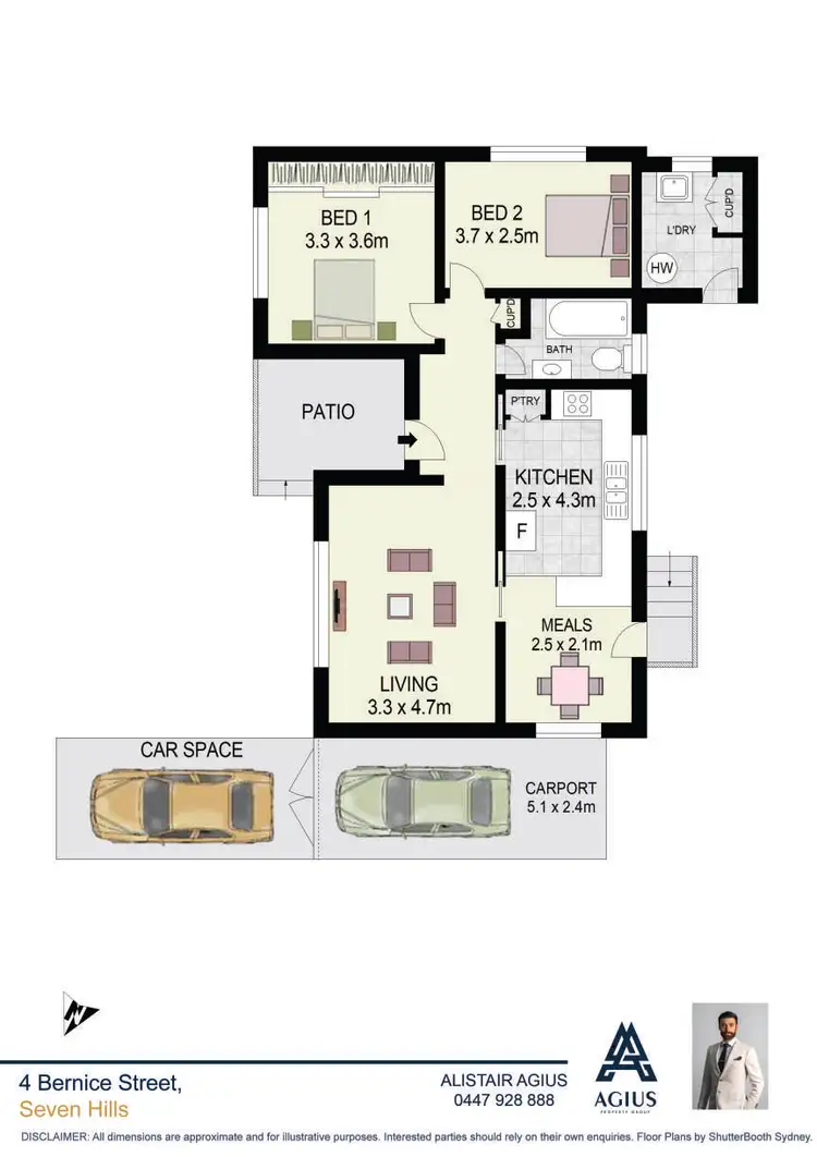 Floorplan of Homely house listing, 4 Bernice Street, Seven Hills NSW 2147