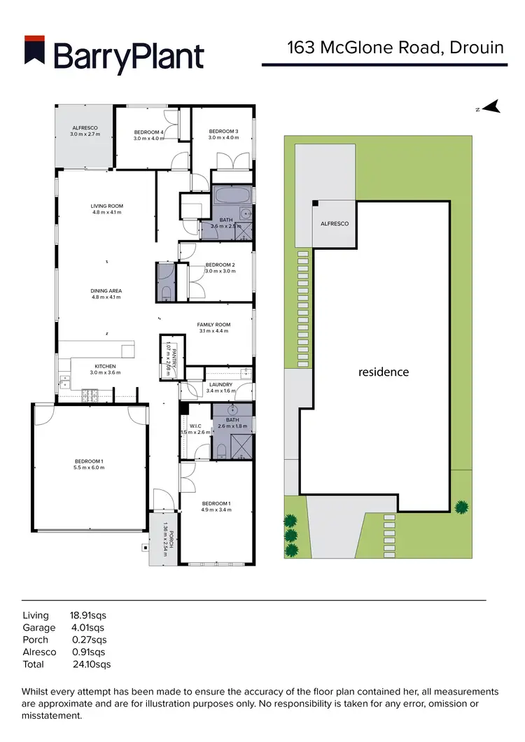 Floorplan of Homely house listing, 163 McGlone Road, Drouin VIC 3818