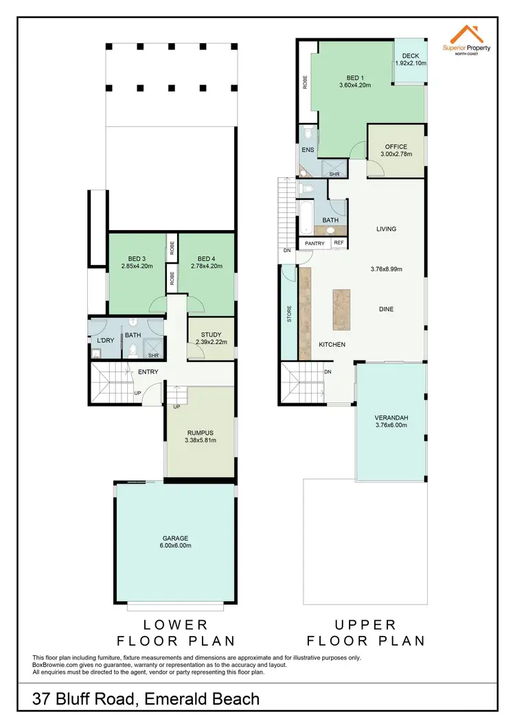 Floorplan of Homely house listing, 37 Bluff Road, Emerald Beach NSW 2456