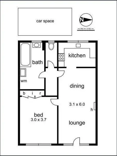 Floorplan of Homely apartment listing, 15/557 Glenferrie Road, Hawthorn VIC 3122