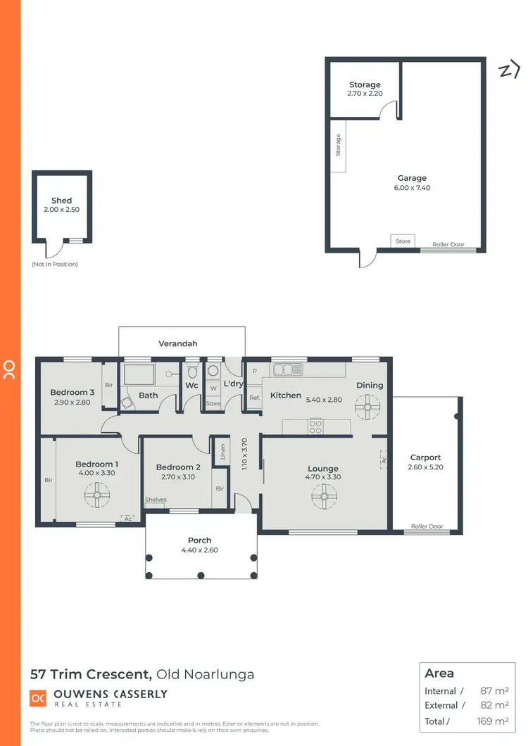 Floorplan of Homely house listing, 57 Trim Crescent, Old Noarlunga SA 5168