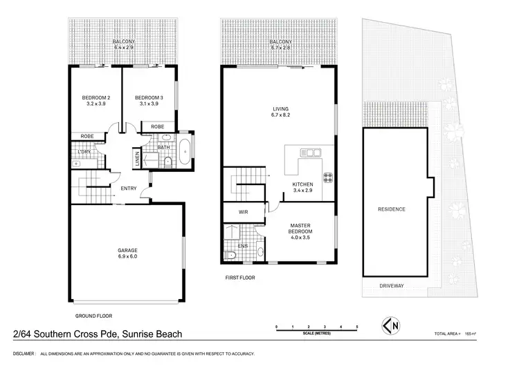 Floorplan of Homely semi-detached listing, 2/64 Southern Cross Parade, Sunrise Beach QLD 4567