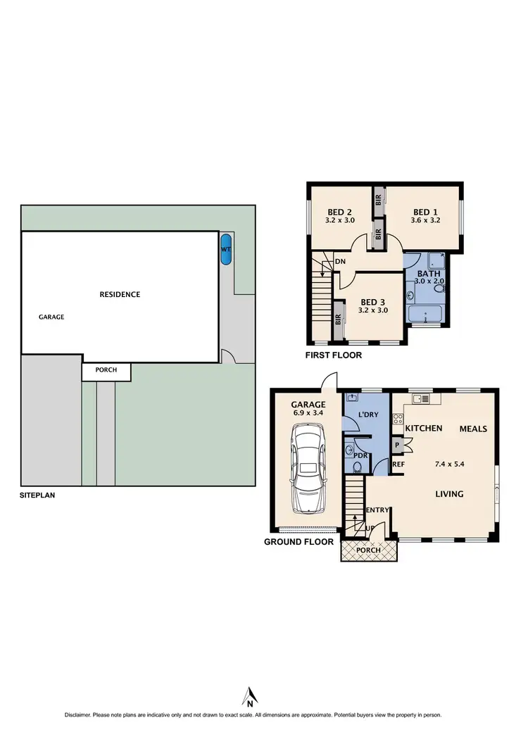 Floorplan of Homely townhouse listing, 1/14 Maclagan Crescent, Reservoir VIC 3073