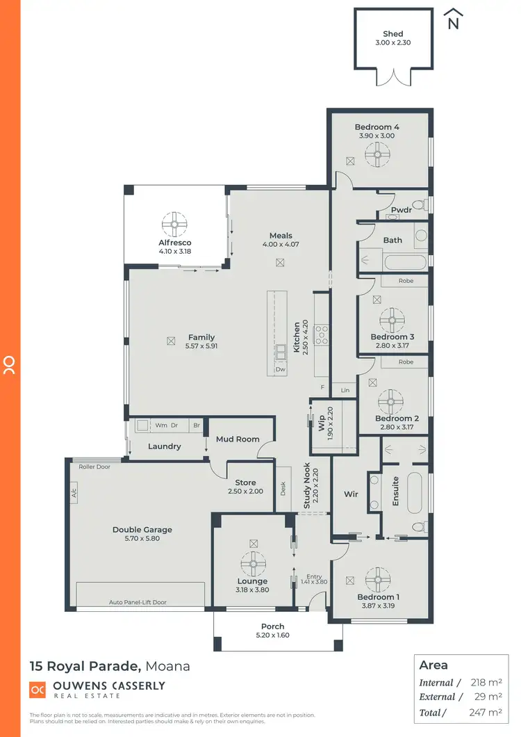 Floorplan of Homely house listing, 15 Royal Parade, Moana SA 5169