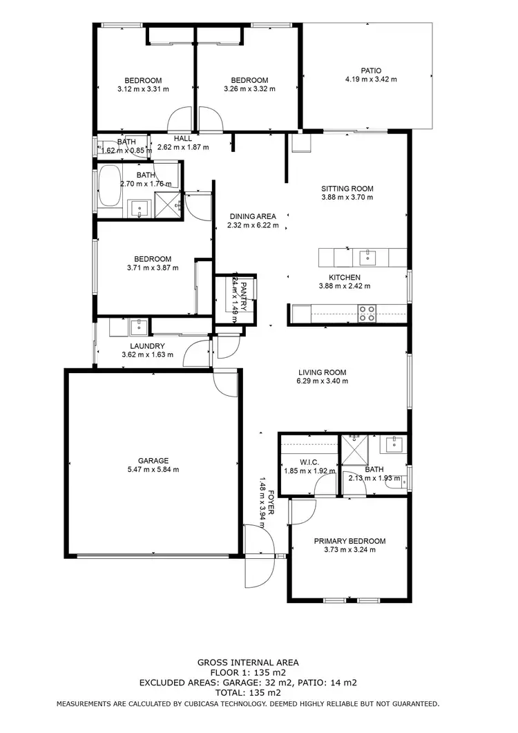 Floorplan of Homely house listing, 4 George Circuit, Bald Hills QLD 4036