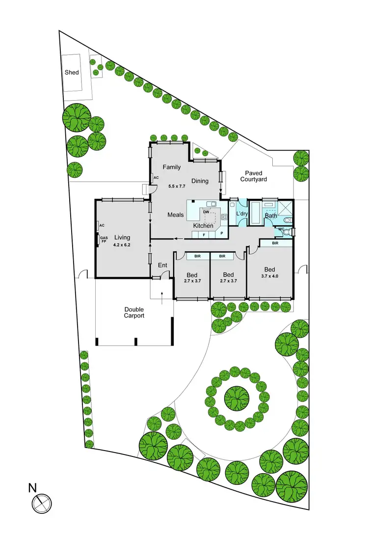 Floorplan of Homely house listing, 32 Terrigal Avenue, Oakleigh South VIC 3167