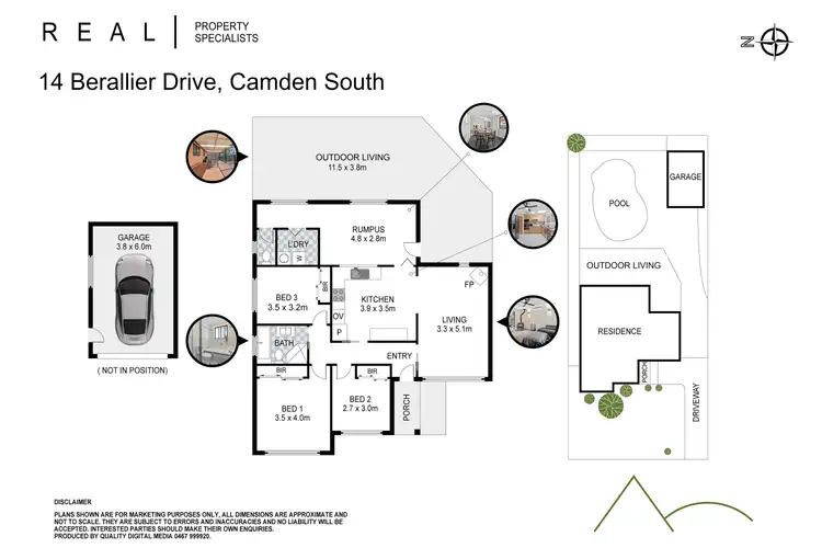 Floorplan of Homely house listing, 14 Berallier Drive, Camden South NSW 2570
