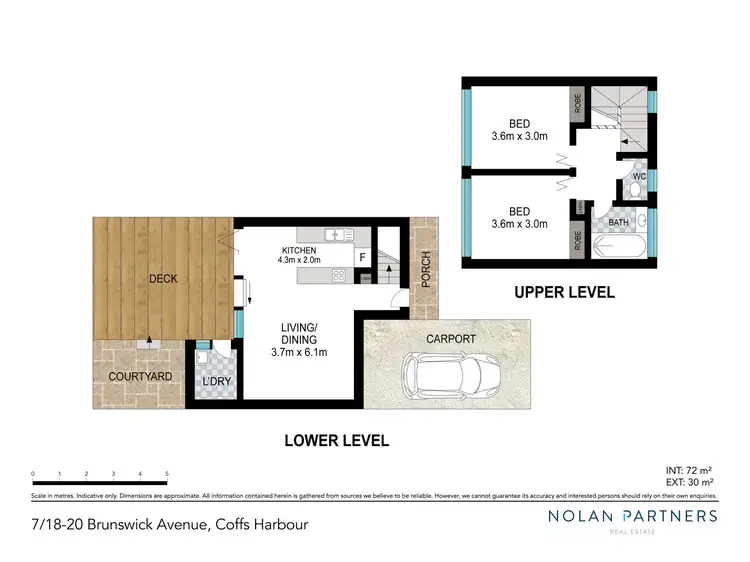 Floorplan of Homely townhouse listing, 7/18-20 Brunswick Avenue, Coffs Harbour NSW 2450