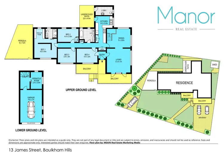 Floorplan of Homely house listing, 13 James Street, Baulkham Hills NSW 2153
